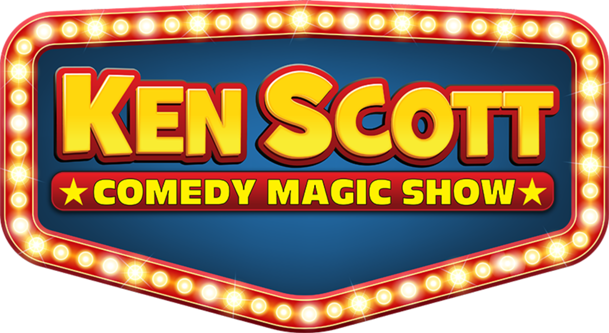 Logo for comedy magician Ken Scott
