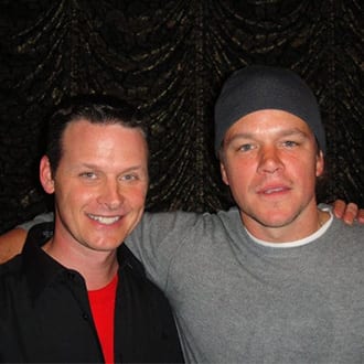 Atlanta Magician performing for Matt Damon at the magic castle.