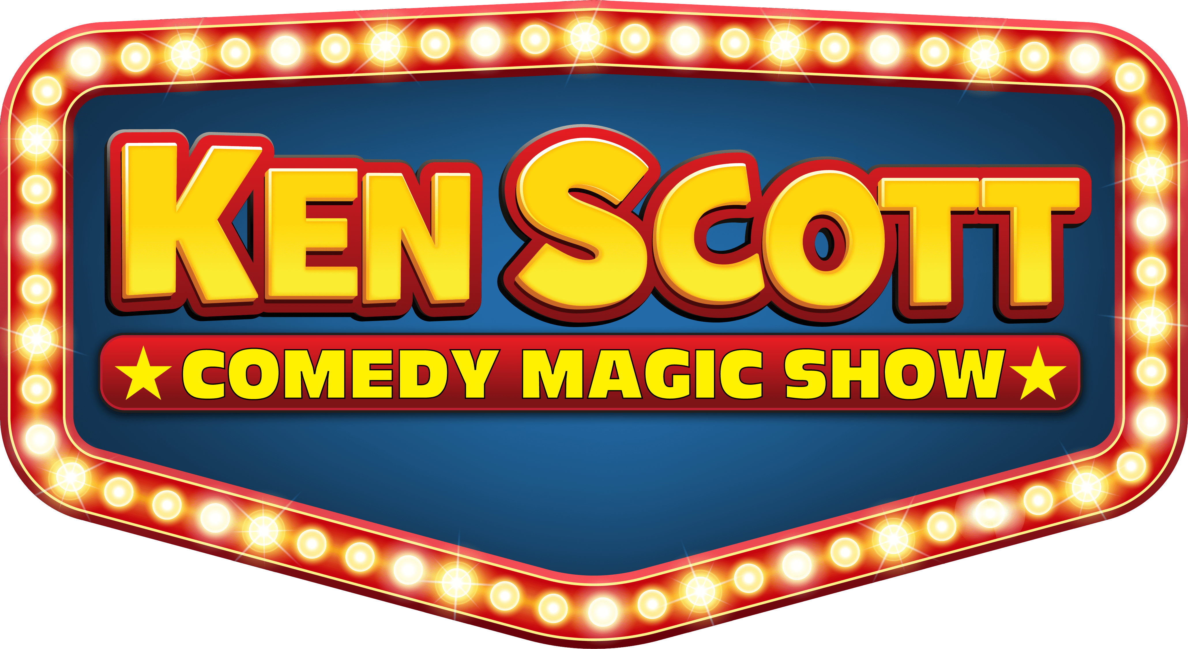 Comedy Magic Show logo marquee
